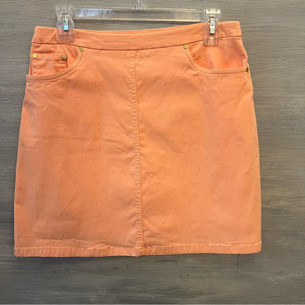 Hearts of Palm‎ Peach Skort Size 6 Like New